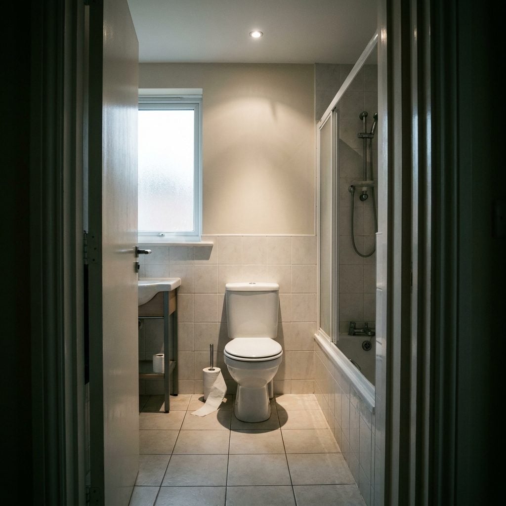 Putting the Toilet in the First Place You See When the Door Opens