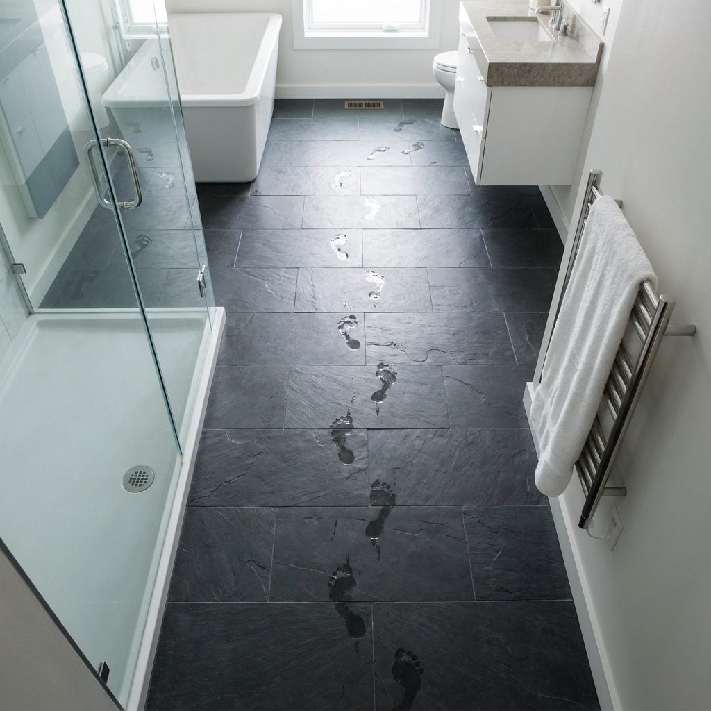 Putting the Towel Bar So Far From the Shower You Have to Drip Across the Floor