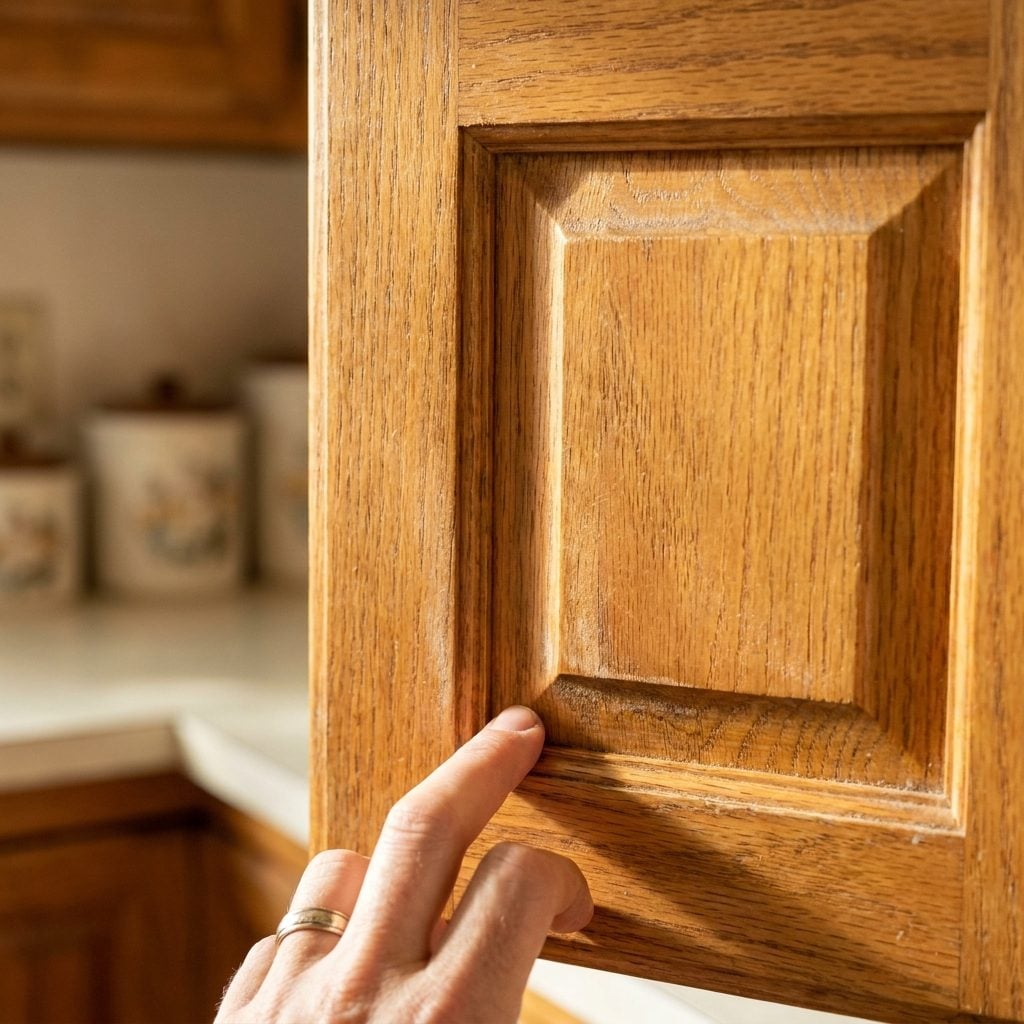 Raised-Panel Cabinet Doors With That Little Center Rectangle