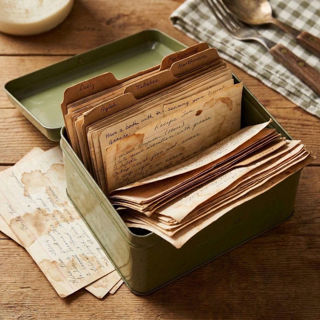 The Recipe Box Bursting With Grease-Stained Index Cards