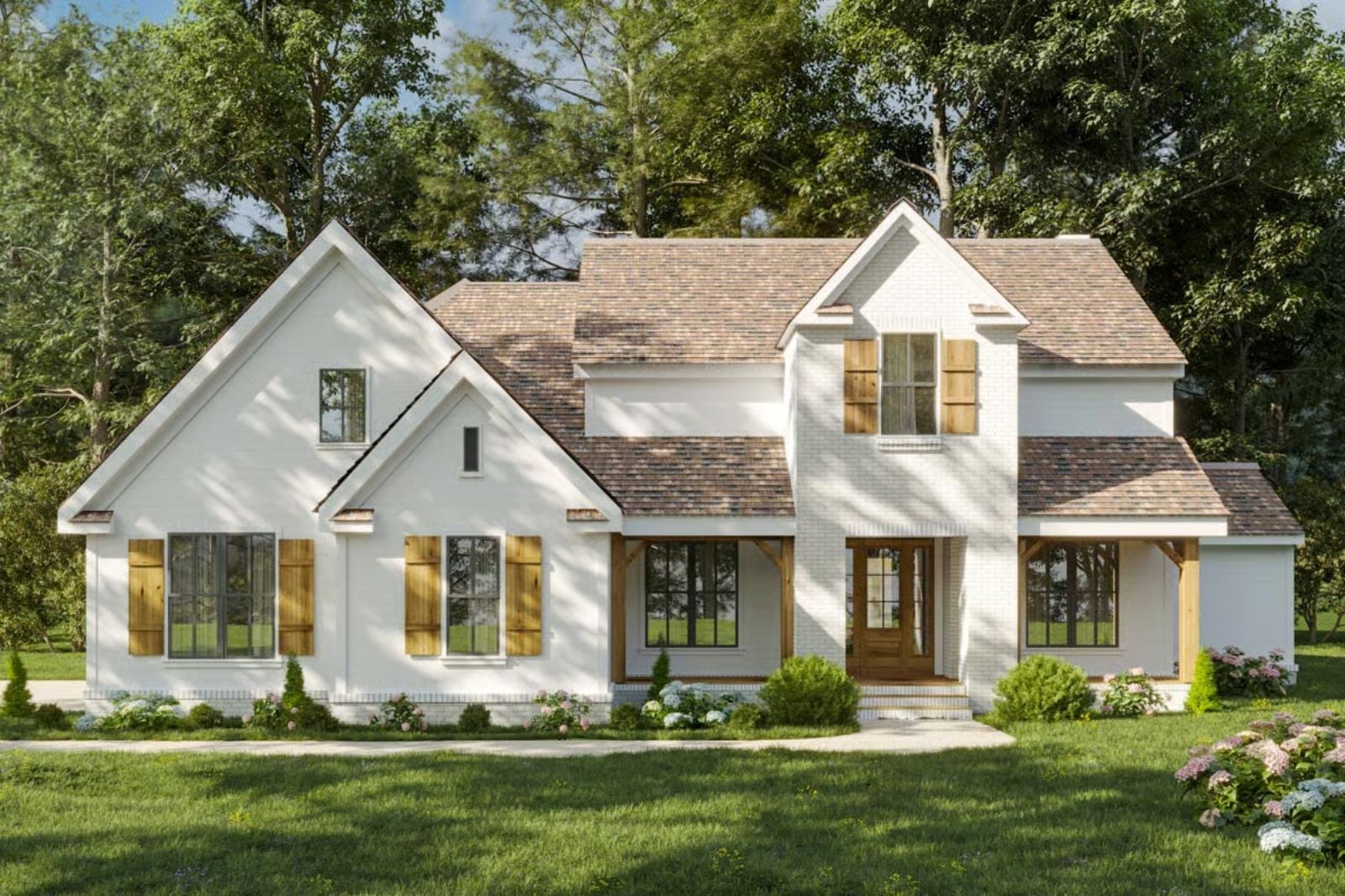 Roselind 4-Bedroom Country Cottage with Bonus Room Designed for Families Who Actually Like Spending Time Together (Floor Plan)