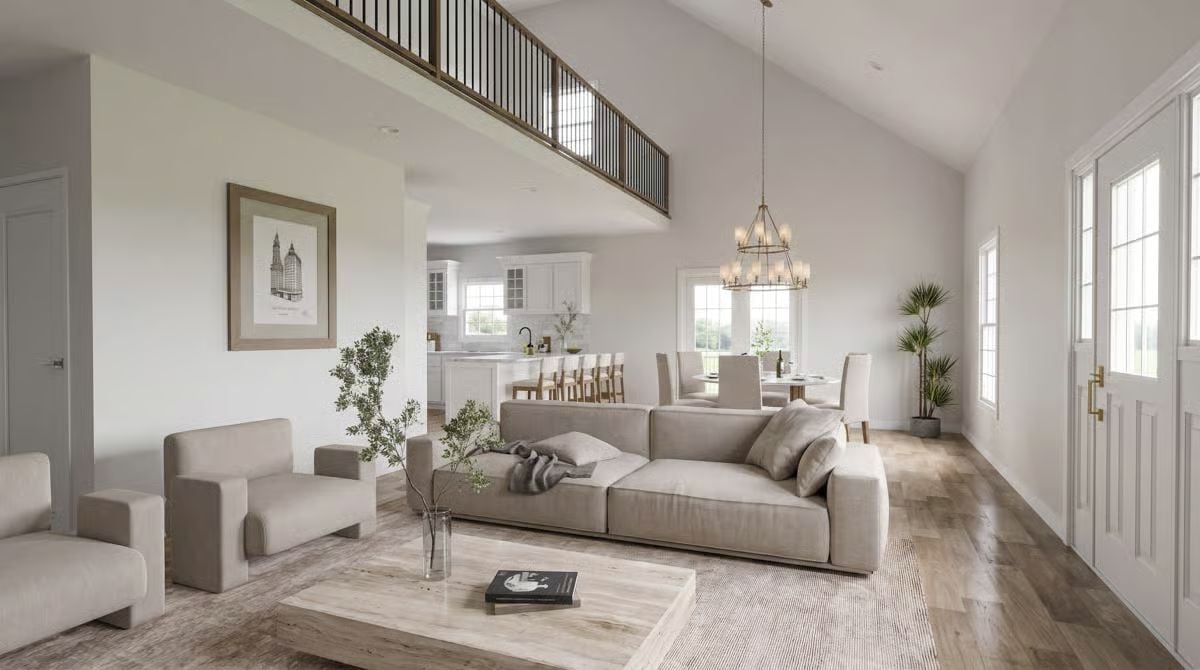 Vaulted Ceilings and an Open Plan That Actually Has Room to Breathe
