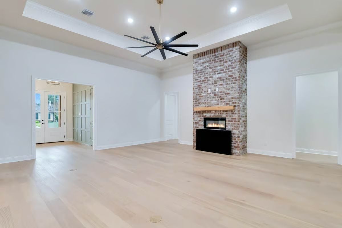 Brick That Earns Its Place in a Room This Quiet