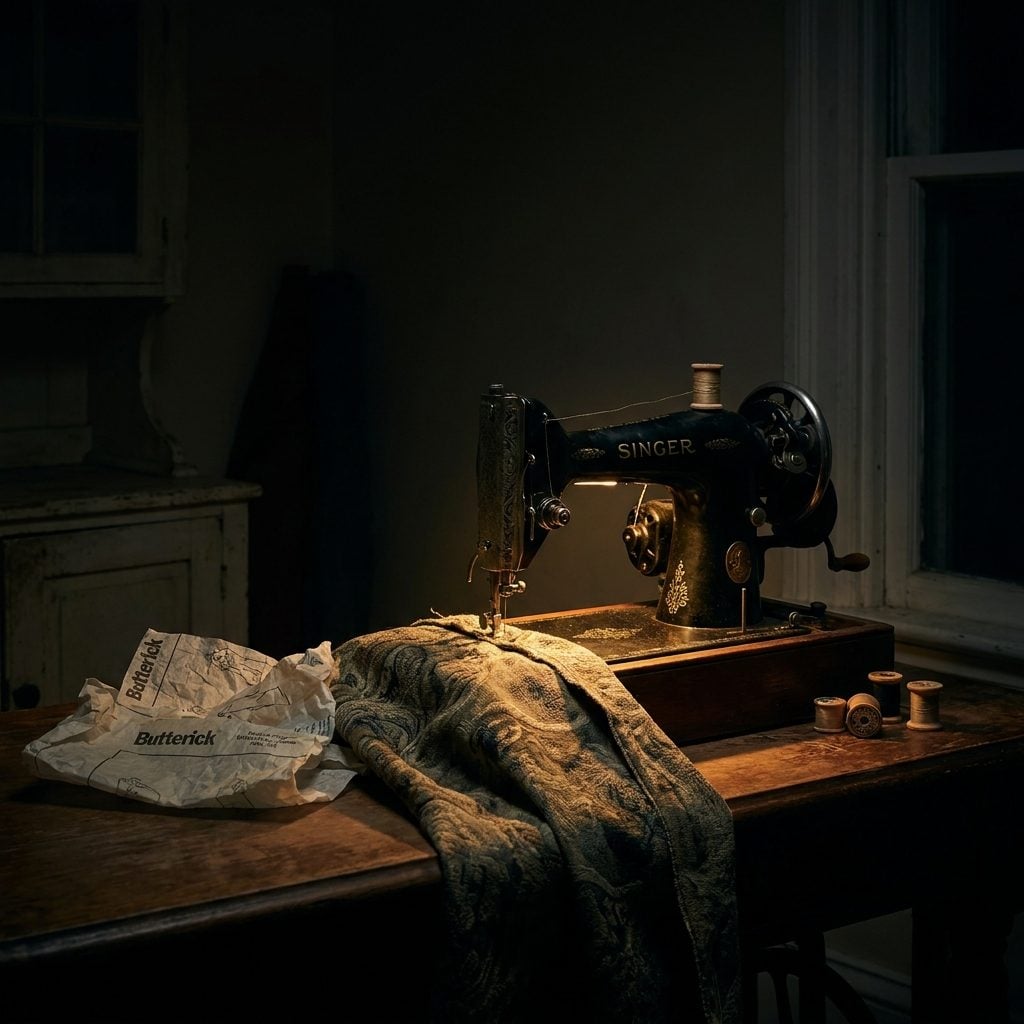 Running the Sewing Machine After the Kids Were Asleep