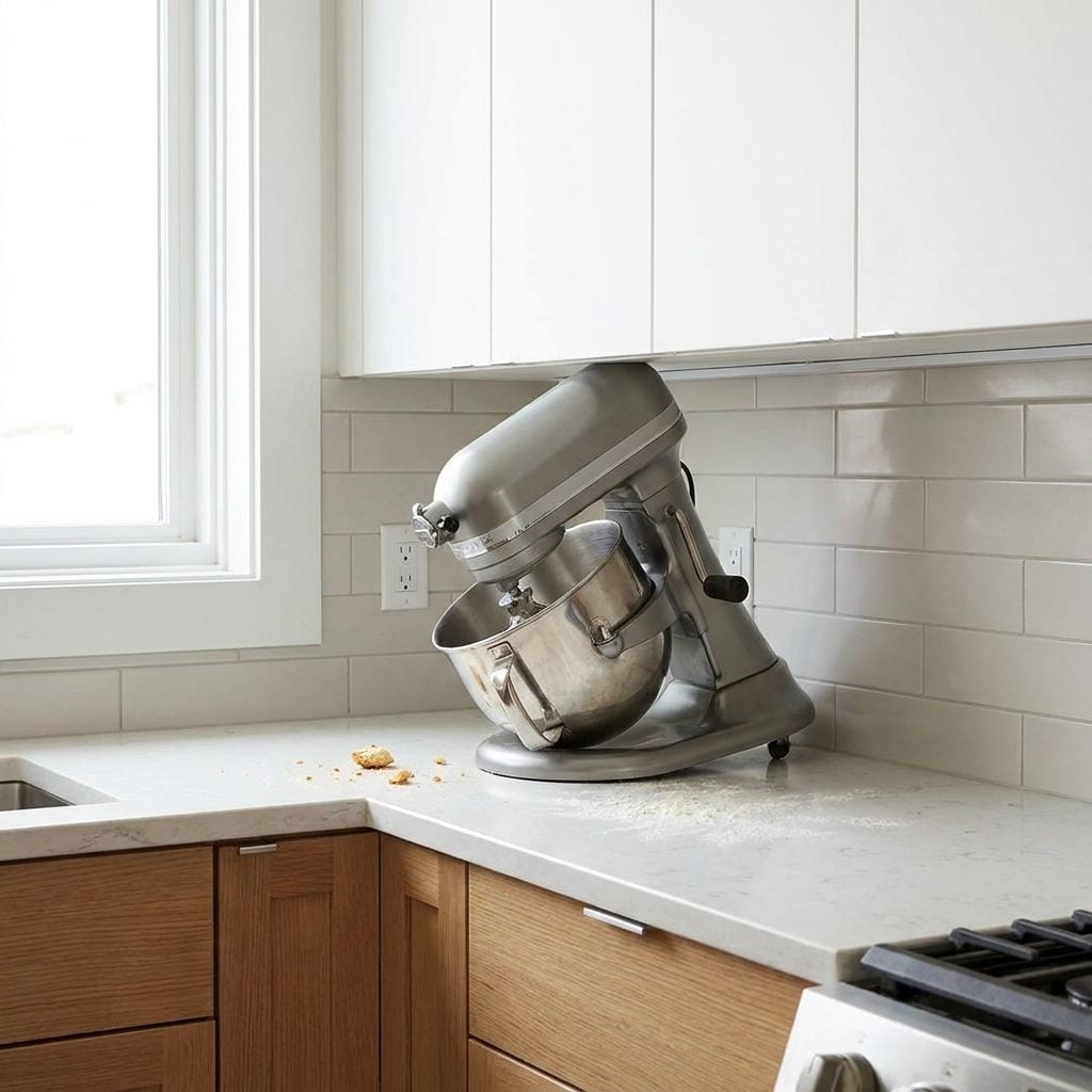 Running Upper Cabinets or Shelving So Low That the Counter Below Is Hard to Use