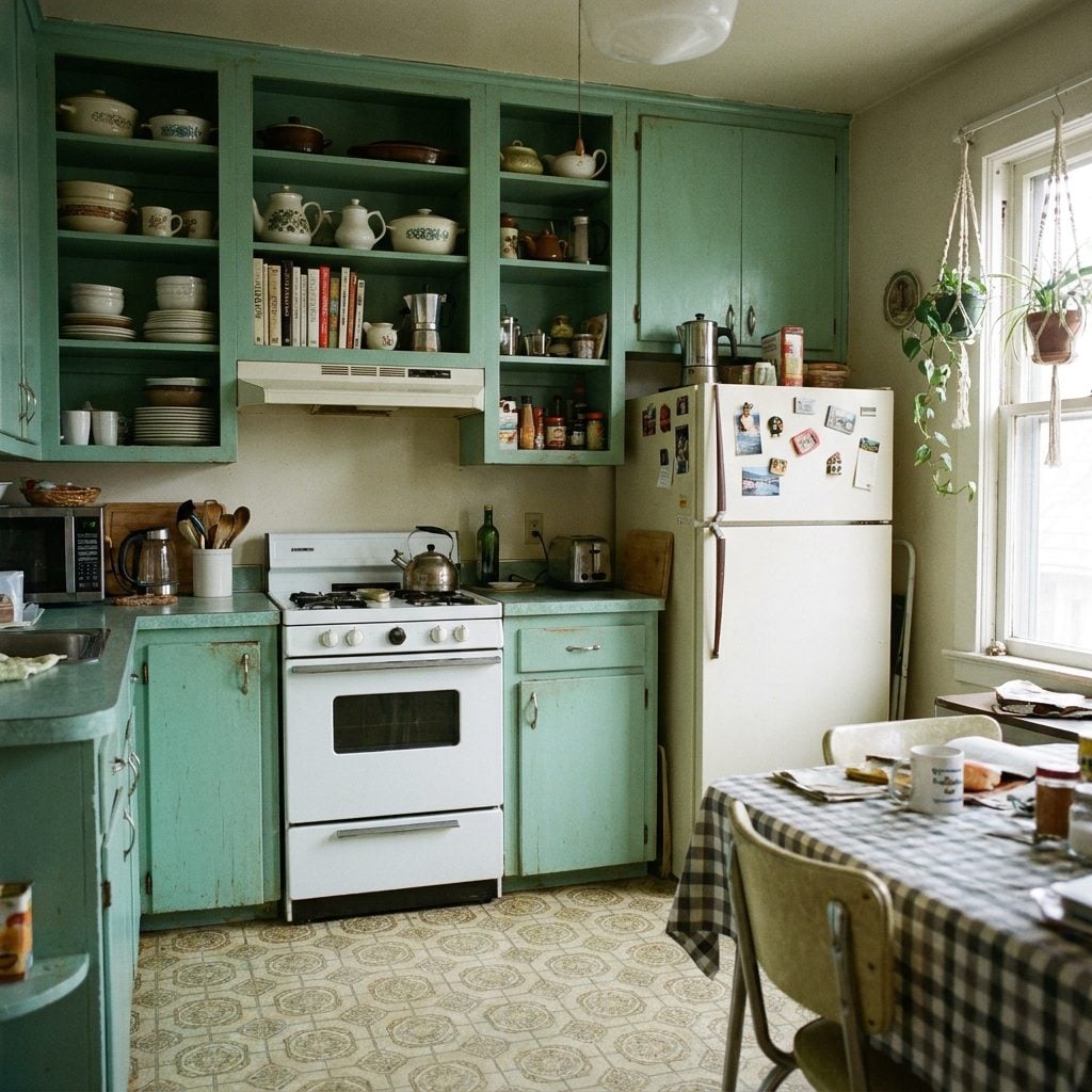 Seafoam Green Cabinetry