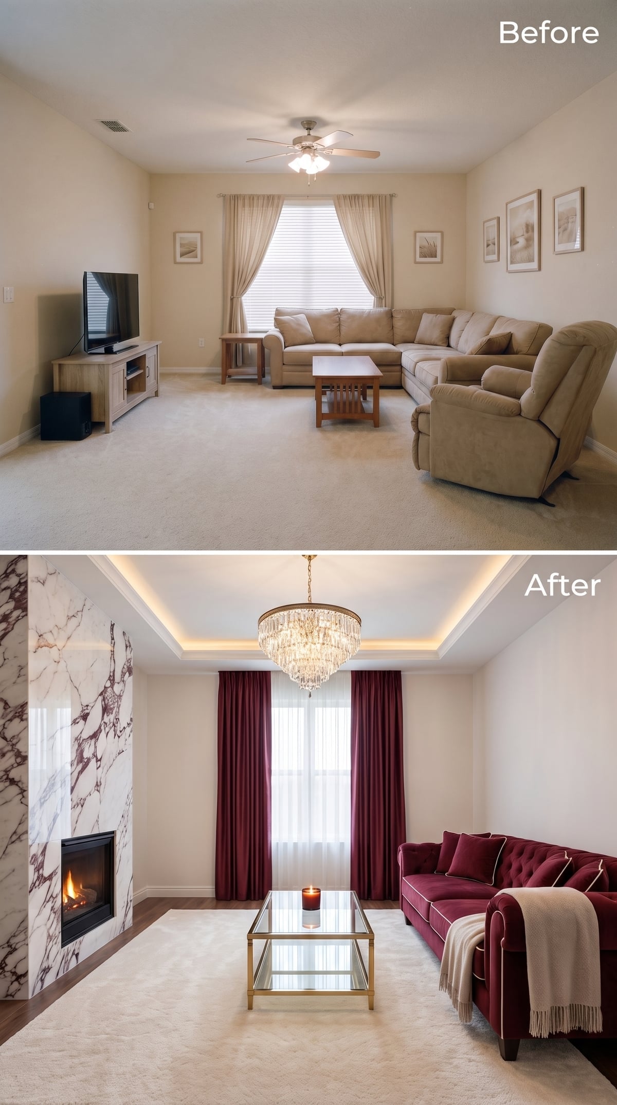 Marble, Velvet, and a Chandelier That Actually Earned Its Place