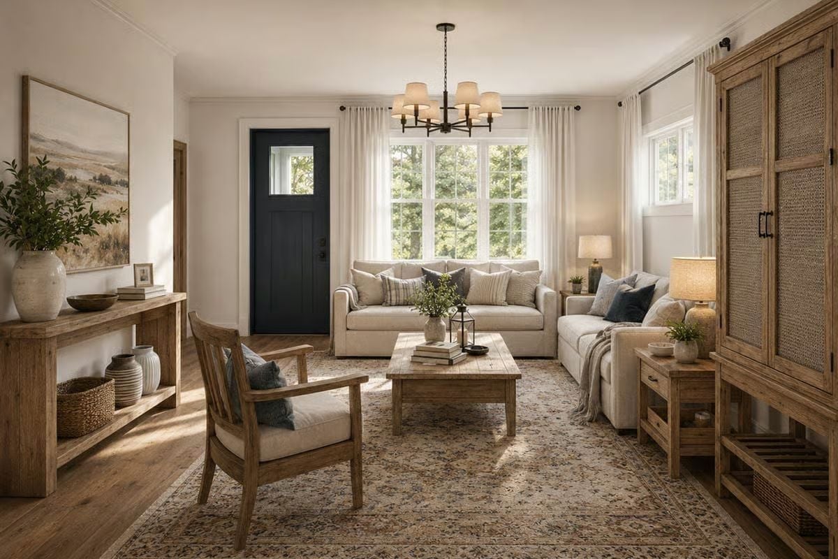Reclaimed Wood and Linen Pull Off What Paint Alone Never Could