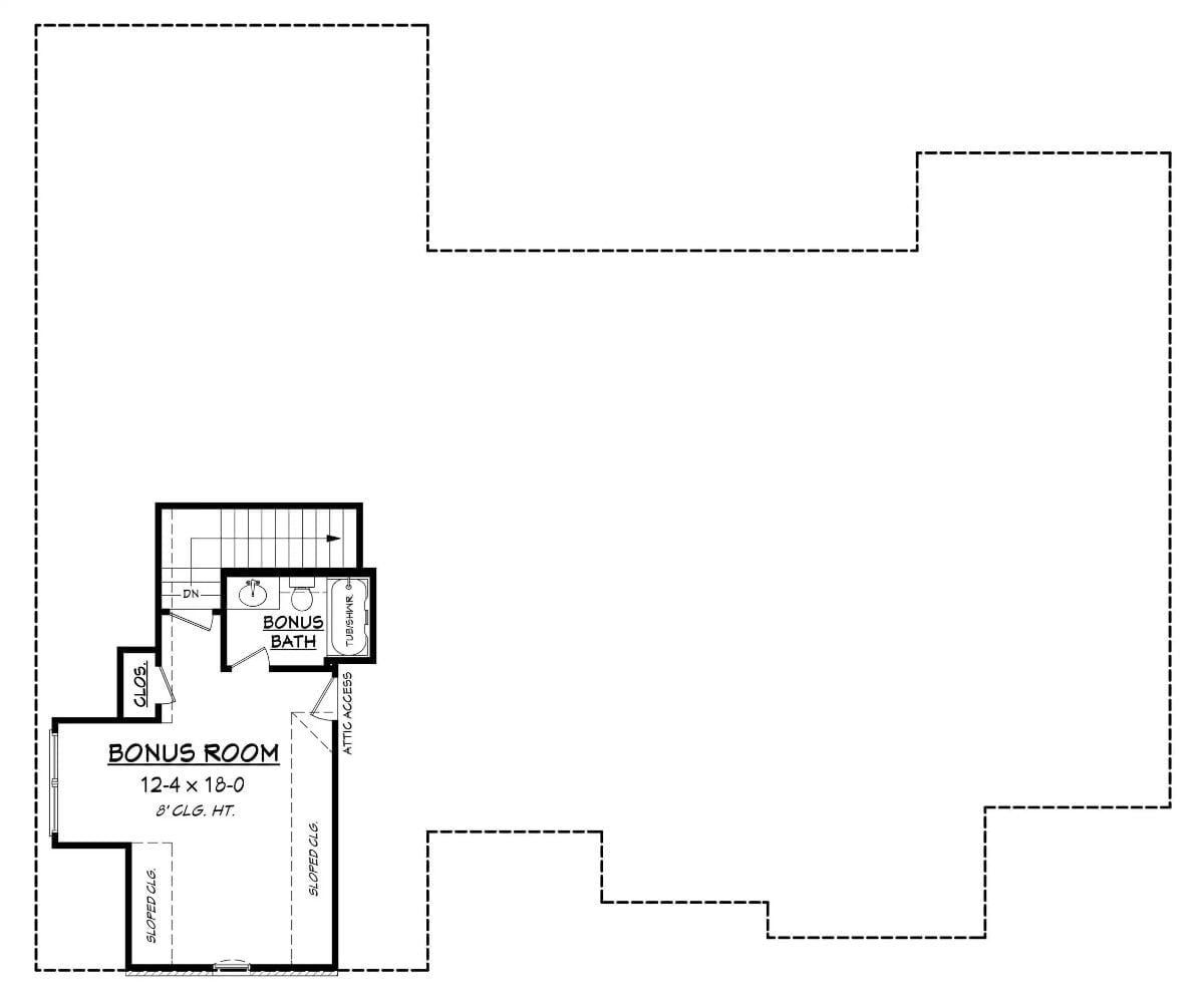 Floor Plan - Bonus Room