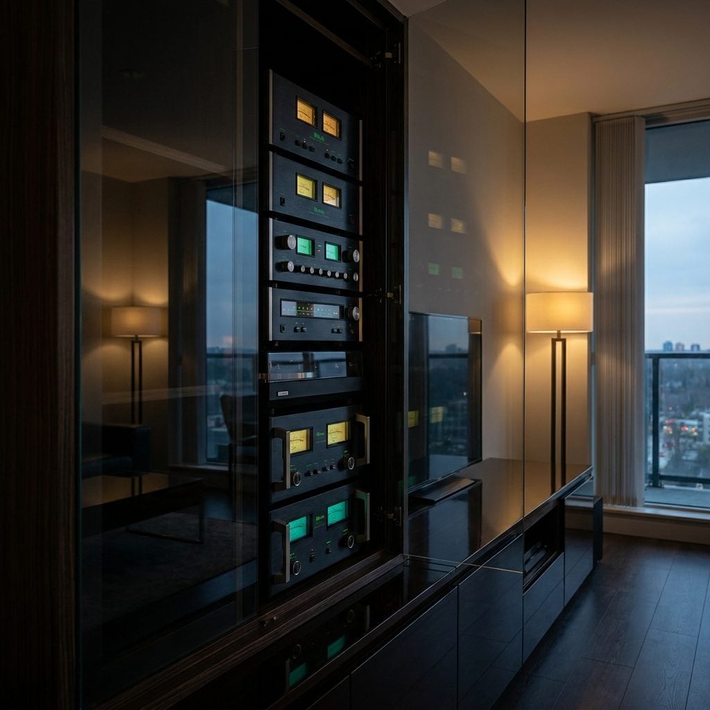 The Stereo System With Separate Components
