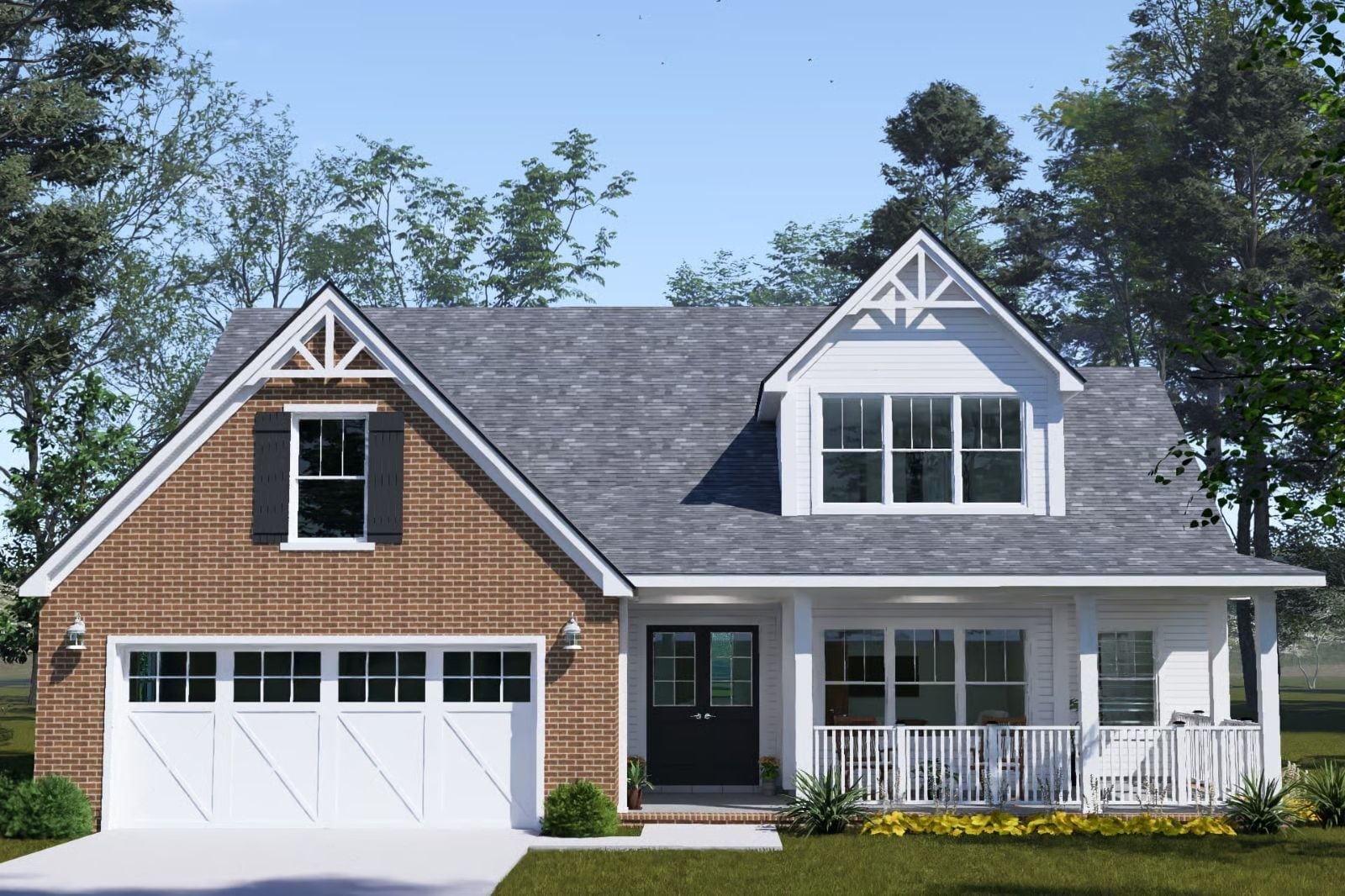 Sundrop 3-Bedroom Farmhouse Cottage with Bonus Room Designed for Families Who Outgrew Their Starter Home Three Years Ago (Floor Plan)