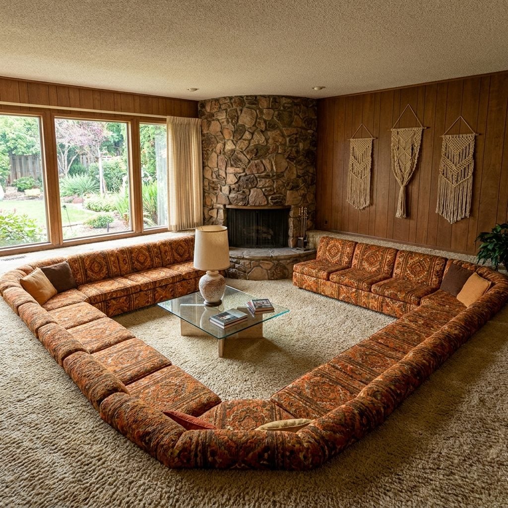 The Sunken Conversation Pit You Had to Step Down Into