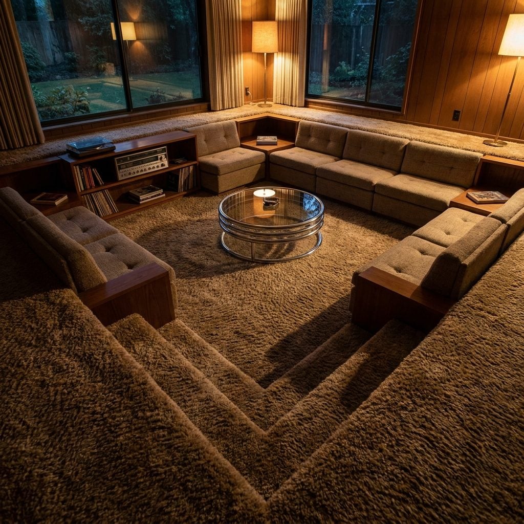 The Sunken Living Room You Stepped Down Into