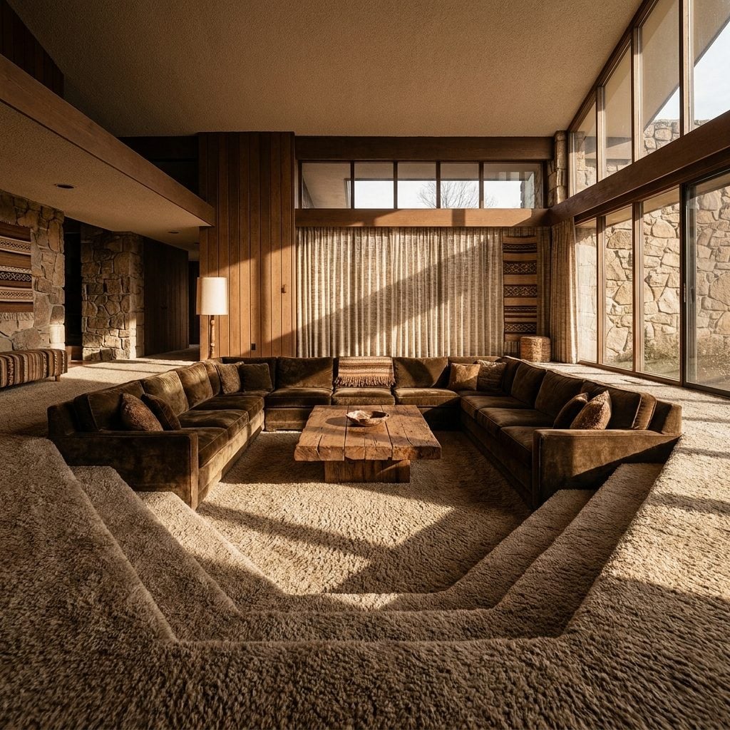 Sunken Living Rooms
