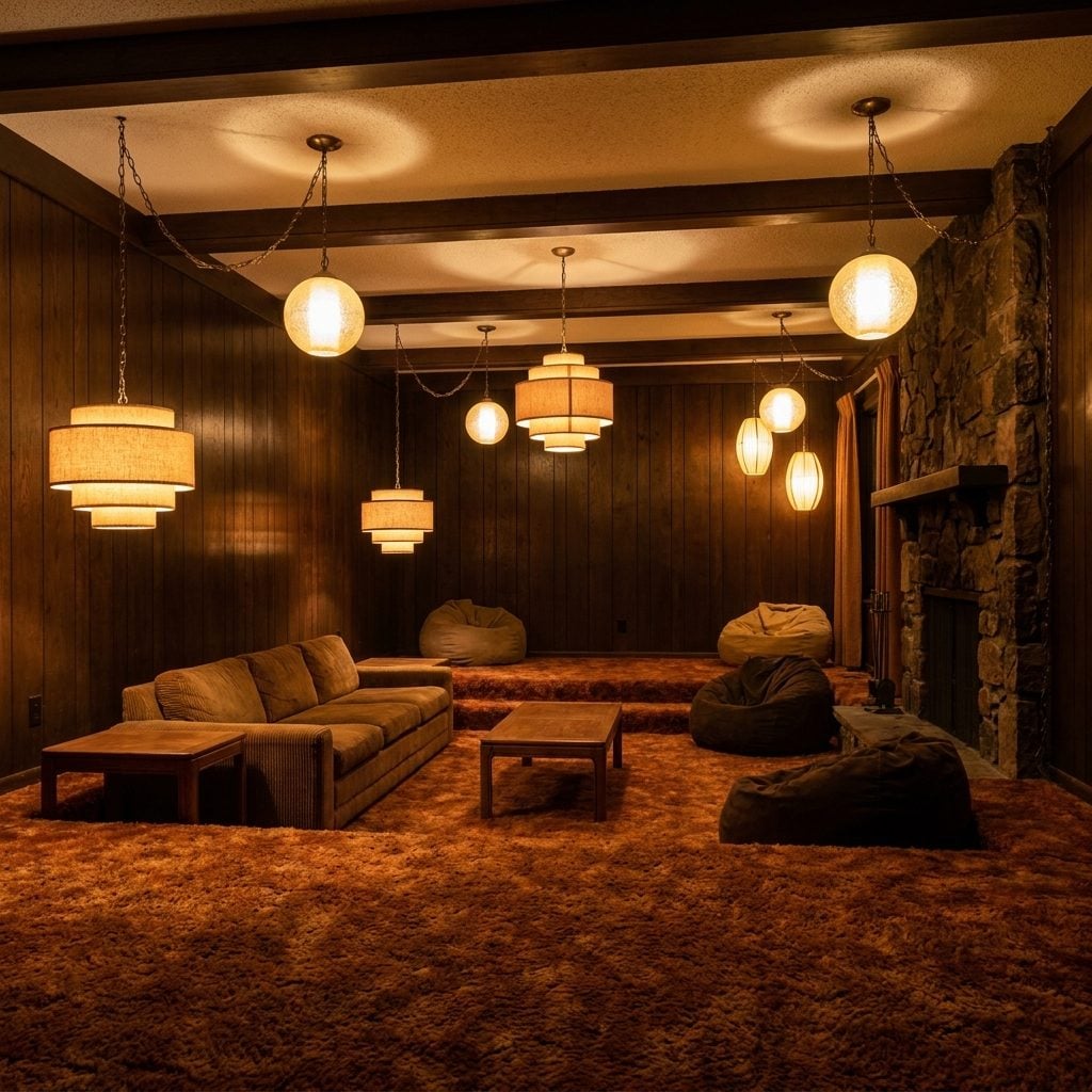 Swag Lamps and Hanging Lights Dropping Pools of Warm Glow
