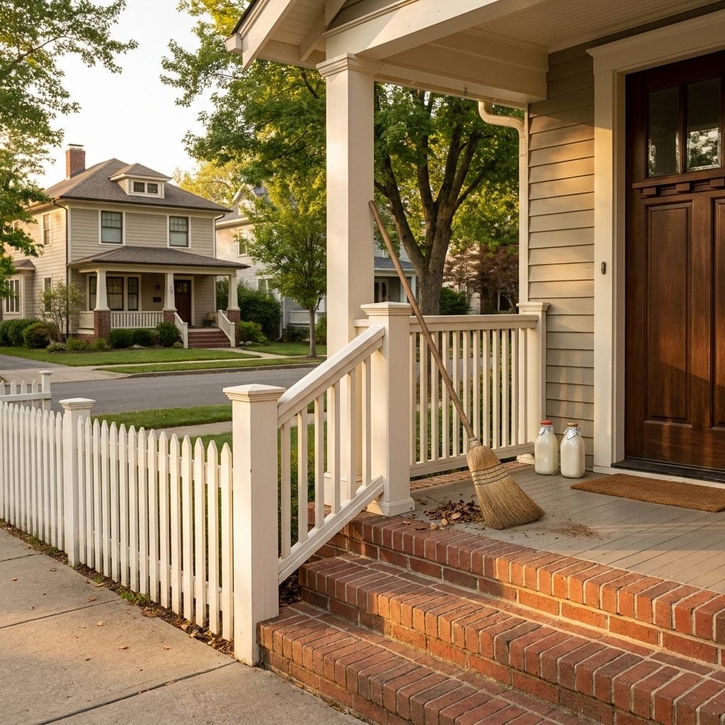 Sweep the Front Porch and Steps Like the Neighbors Were Watching (They Were)