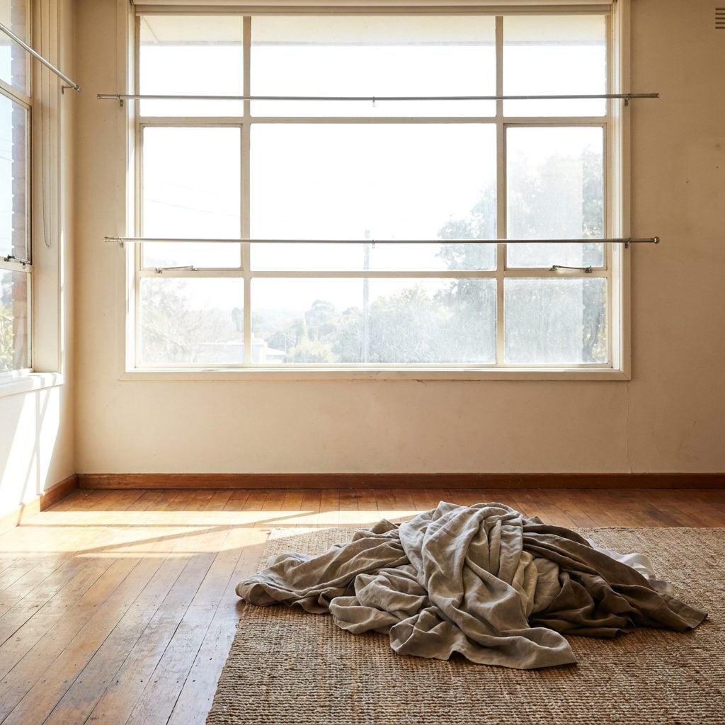 Taking Curtains Down for Washing