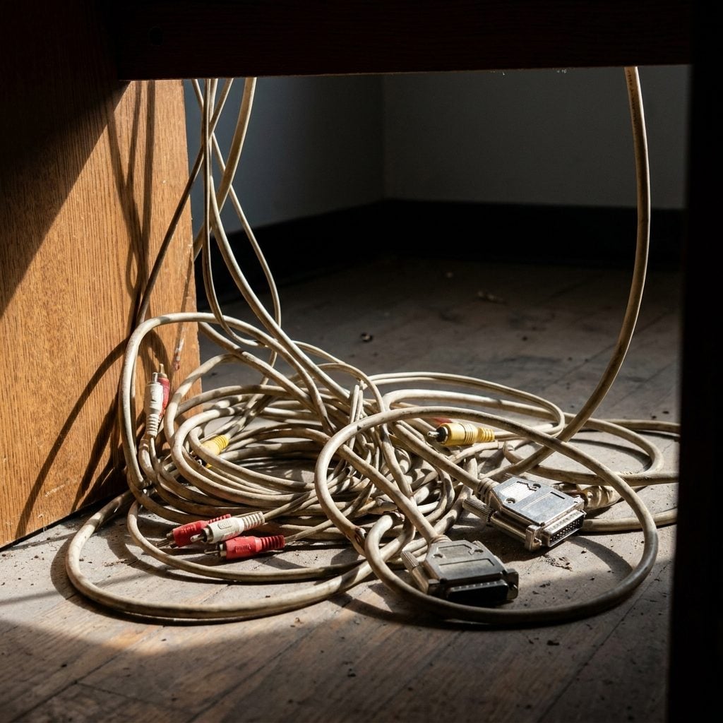 The Tangled Nest of Cables Nobody Dared Touch
