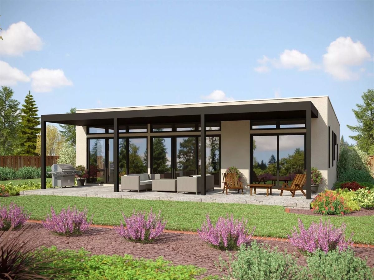 Covered Patio Built for Coffee in Hand and Nowhere to Be