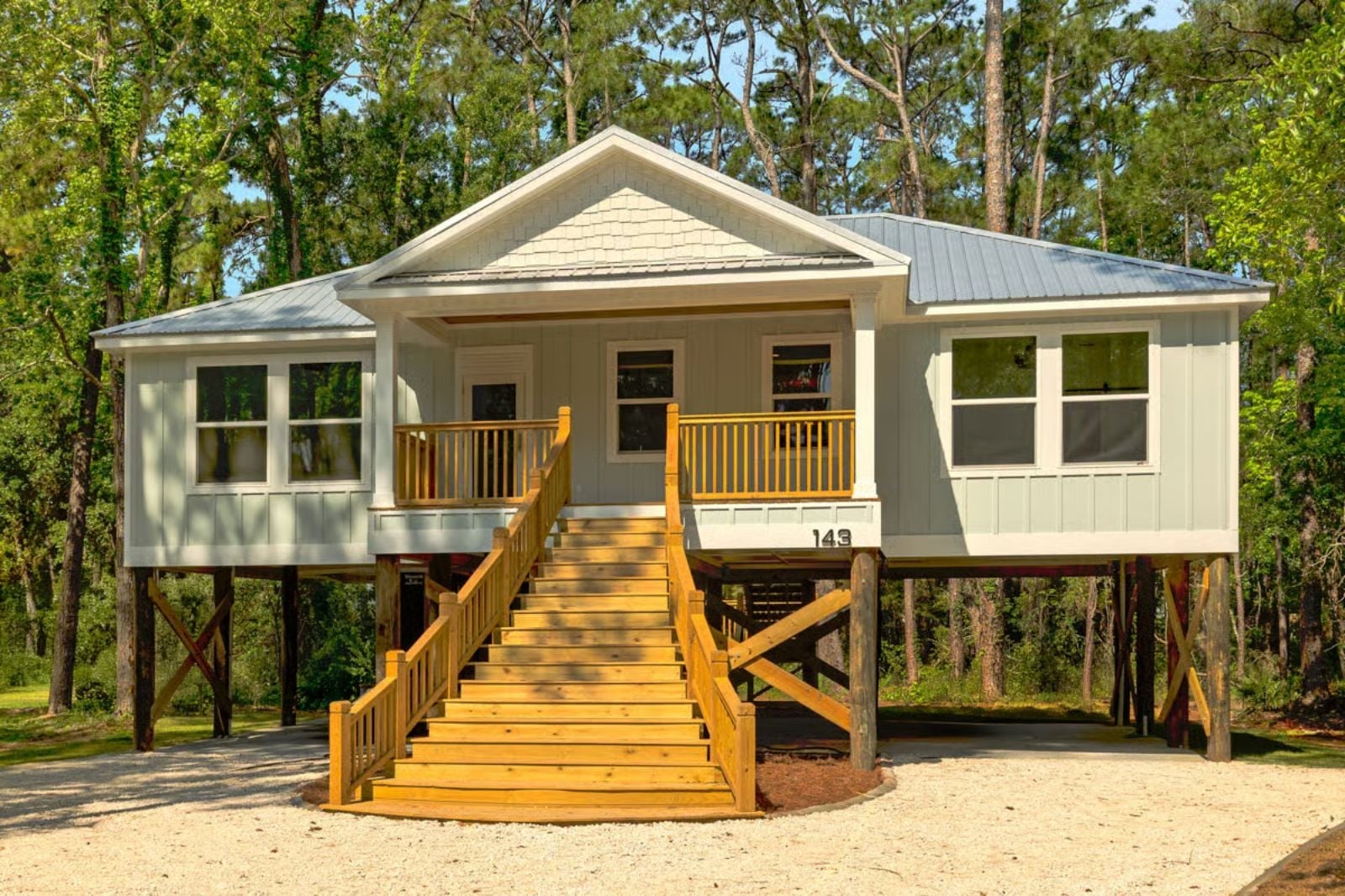 The Sandpiper 3-Bedroom Coastal Beach with Covered Porch Designed for Couples Who Want a Home That Feels Like Vacation (Floor Plan)