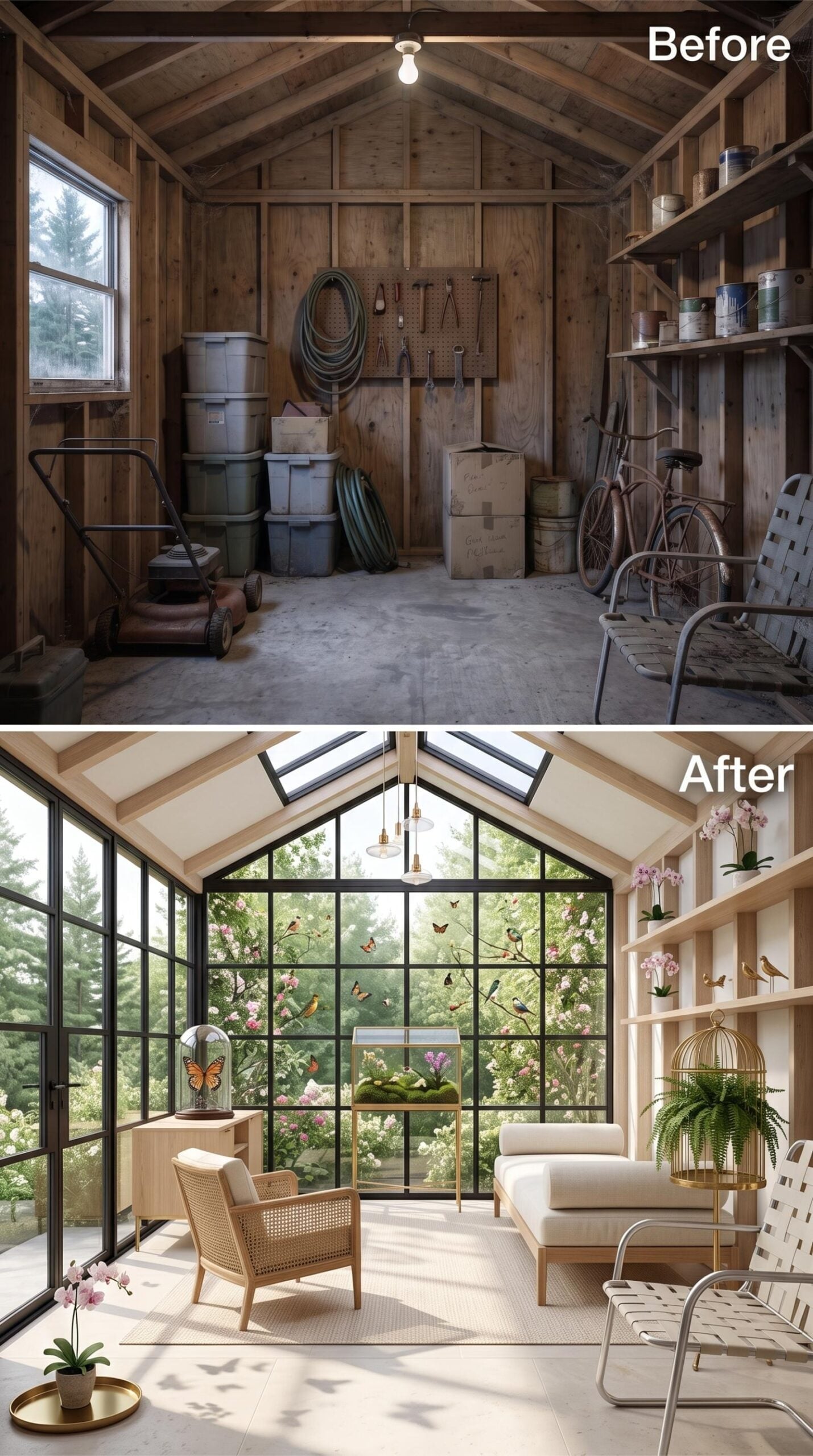Skylights, Steel Grid Glass, and a Nature Room Built Around Watching Things Grow