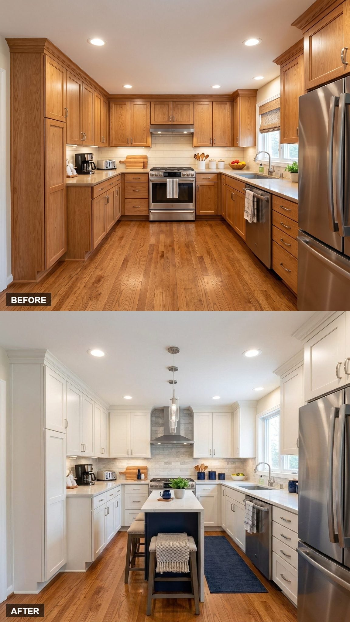 Hood, Island, Pendants: How Three Elements Rewrote One Kitchen's Entire Personality