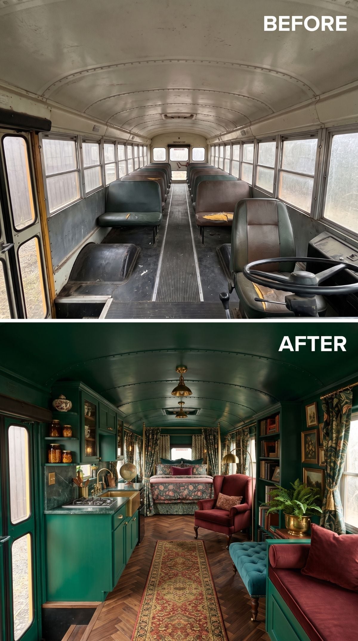 Deep Forest Green, Brass Hardware, and a Bus That Plays by Club Rules