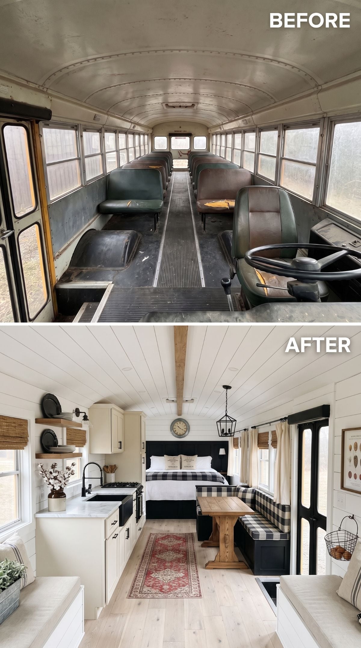Shiplap Ceilings, Buffalo Check, and a Farmhouse That Rides on Wheels