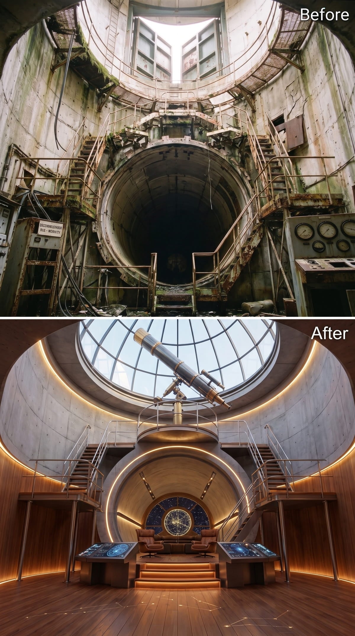 A Brass Telescope Takes the Silo Back to the Sky