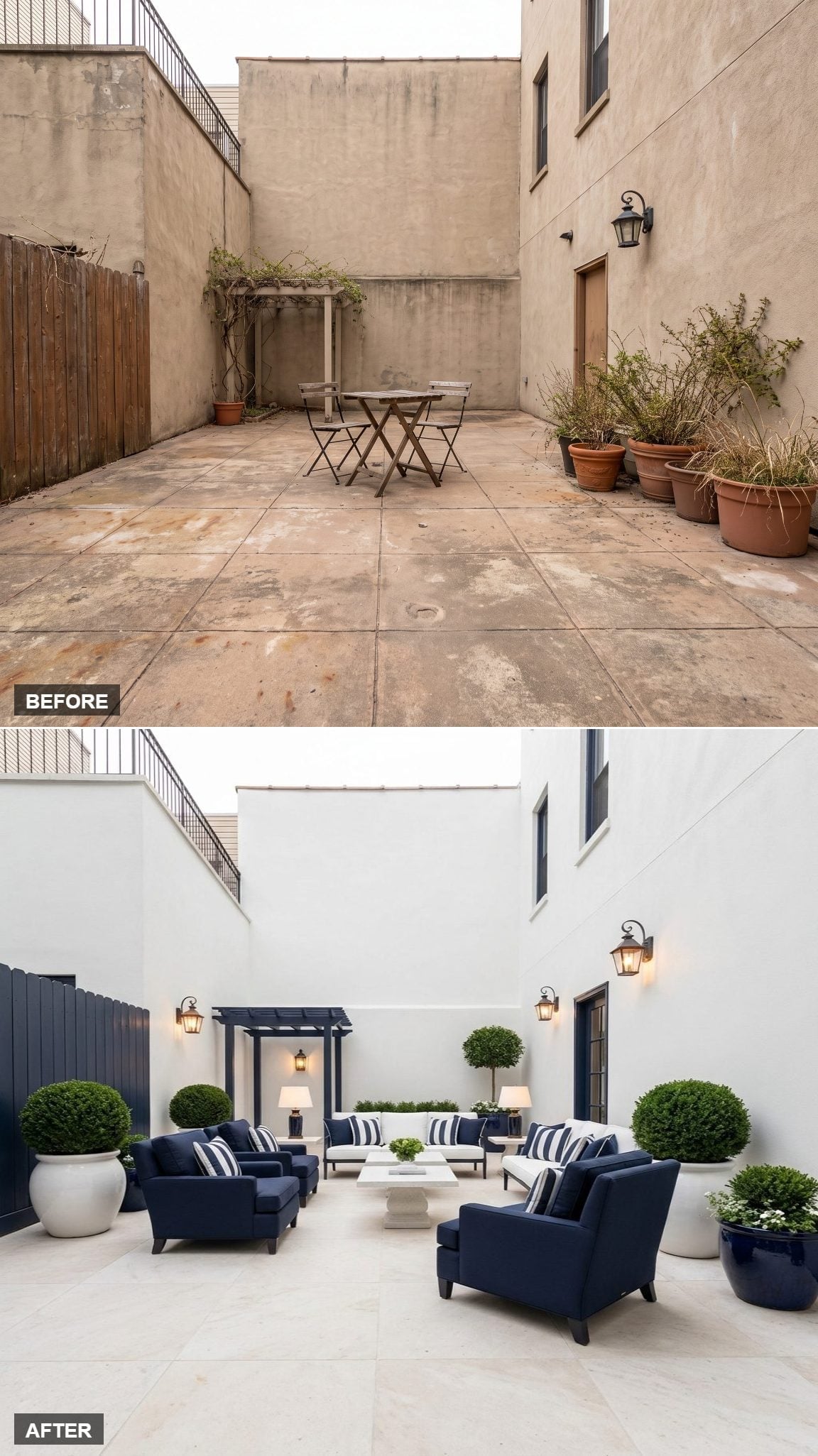 Painted White, Fully Furnished, and Finally Taking the Courtyard Seriously