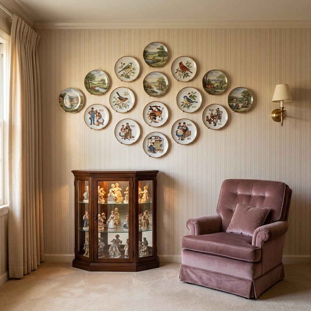 Collector's Plates Hung on the Wall Were Never Just Decoration