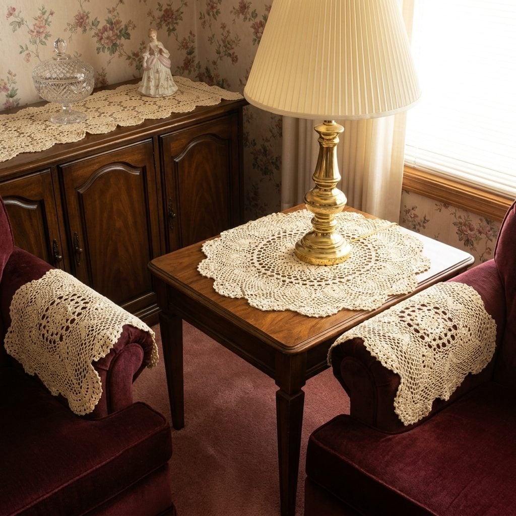 Crocheted Doilies Were Everywhere, and That Was Entirely the Point