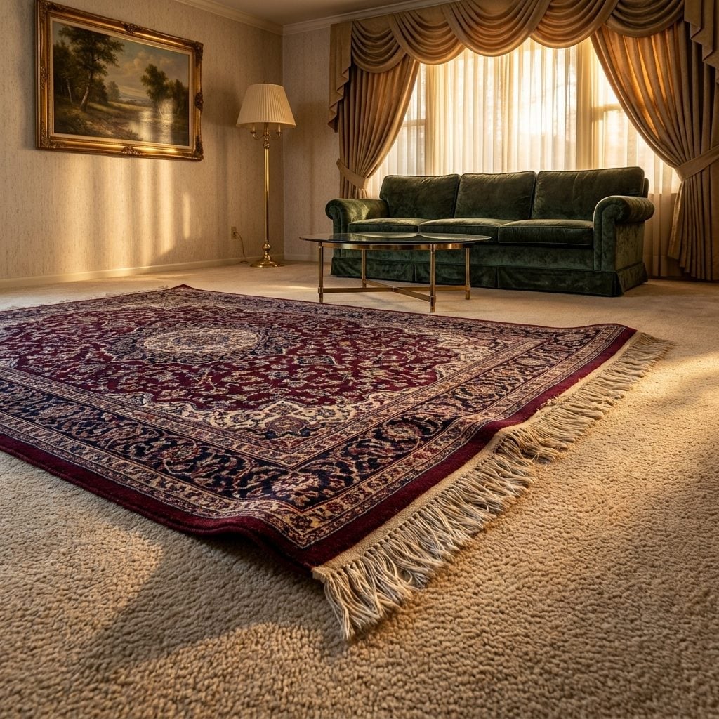 Persian Rugs Laid Over Carpet Was a Whole Philosophy, Not a Decorating Mistake