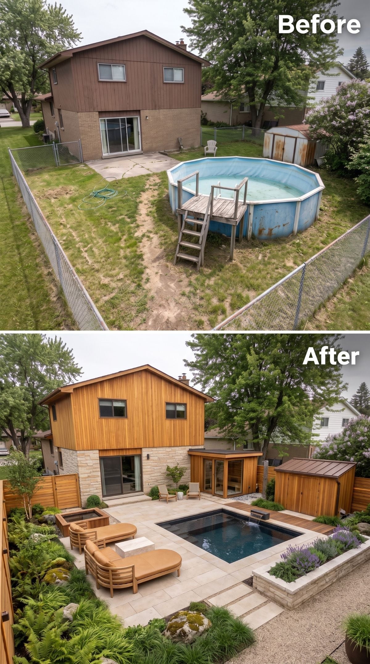 Cedar Cladding, a Plunge Pool, and Zero Regrets About the Old Rusted Eyesore