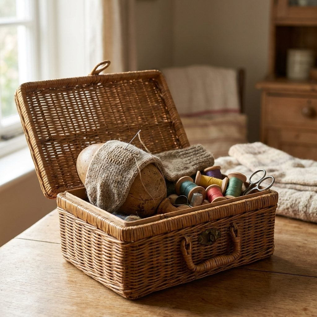 Torn Clothes, Popped Buttons, and Busted Zippers That the Sewing Basket Handled
