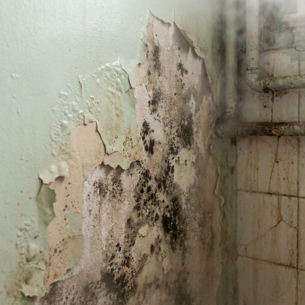 Using the Wrong Paint, Trim, or Cabinet Materials for a High-Moisture Room