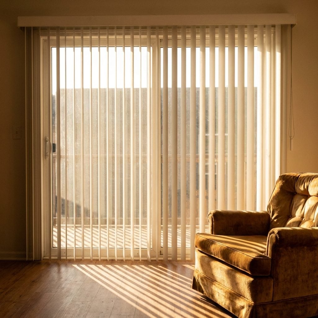 Vertical Blinds Across Sliding Glass Doors