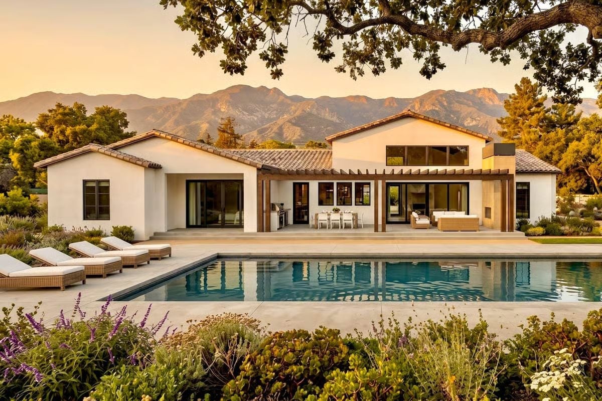 Mountain Views Frame an Outdoor Room Built for Long Summer Evenings