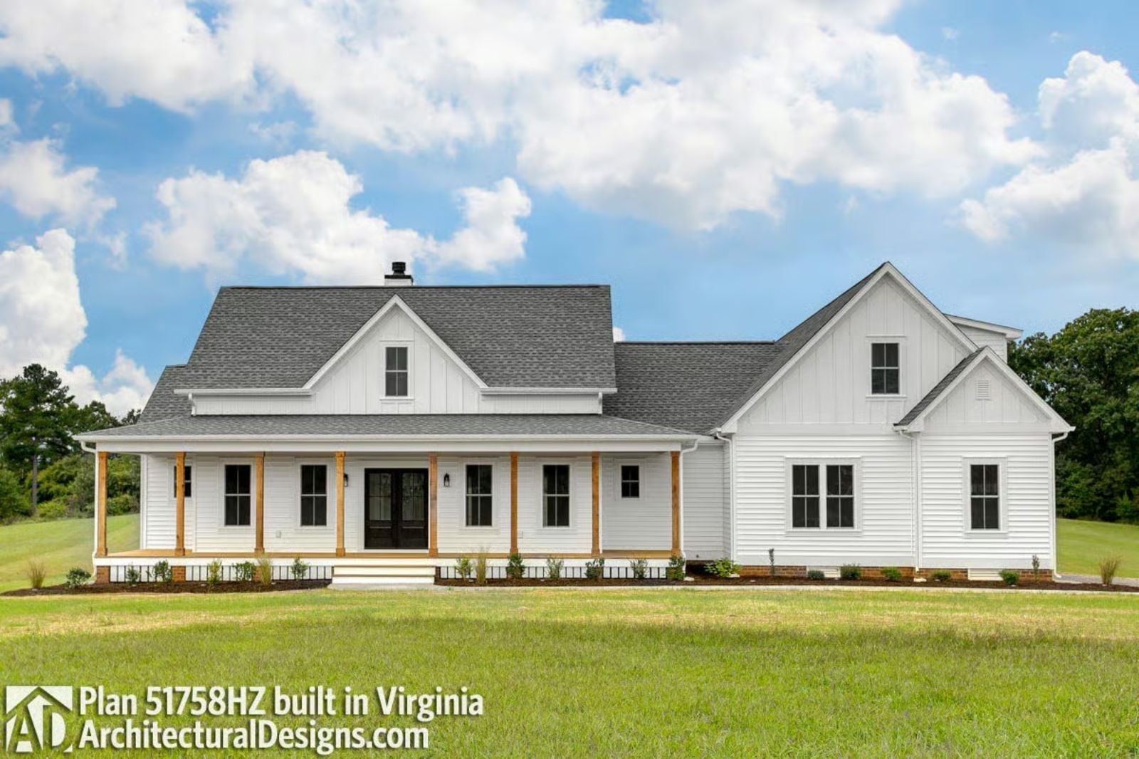 Violet Acre 3-Bedroom Farmhouse with Bonus Room Designed for Families Who Outgrew Their Starter Home Three Years Ago (Floor Plan)