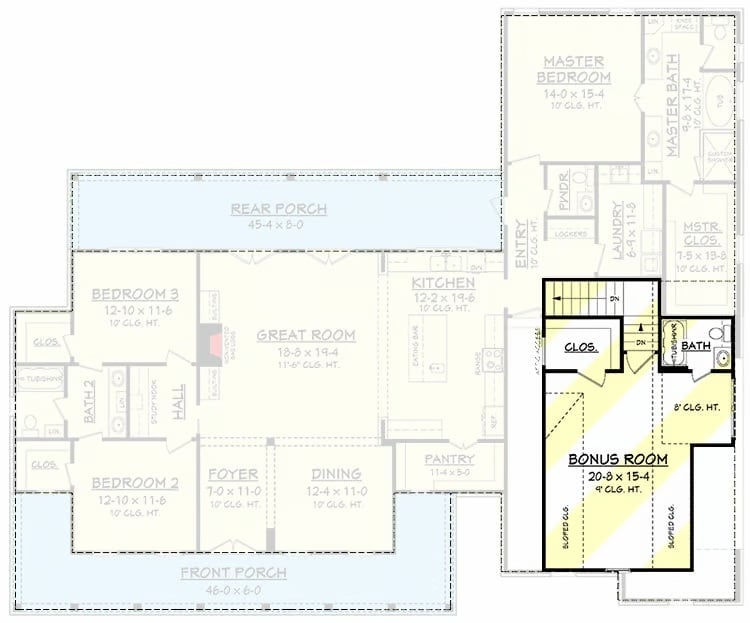 Floor Plan - Bonus Room