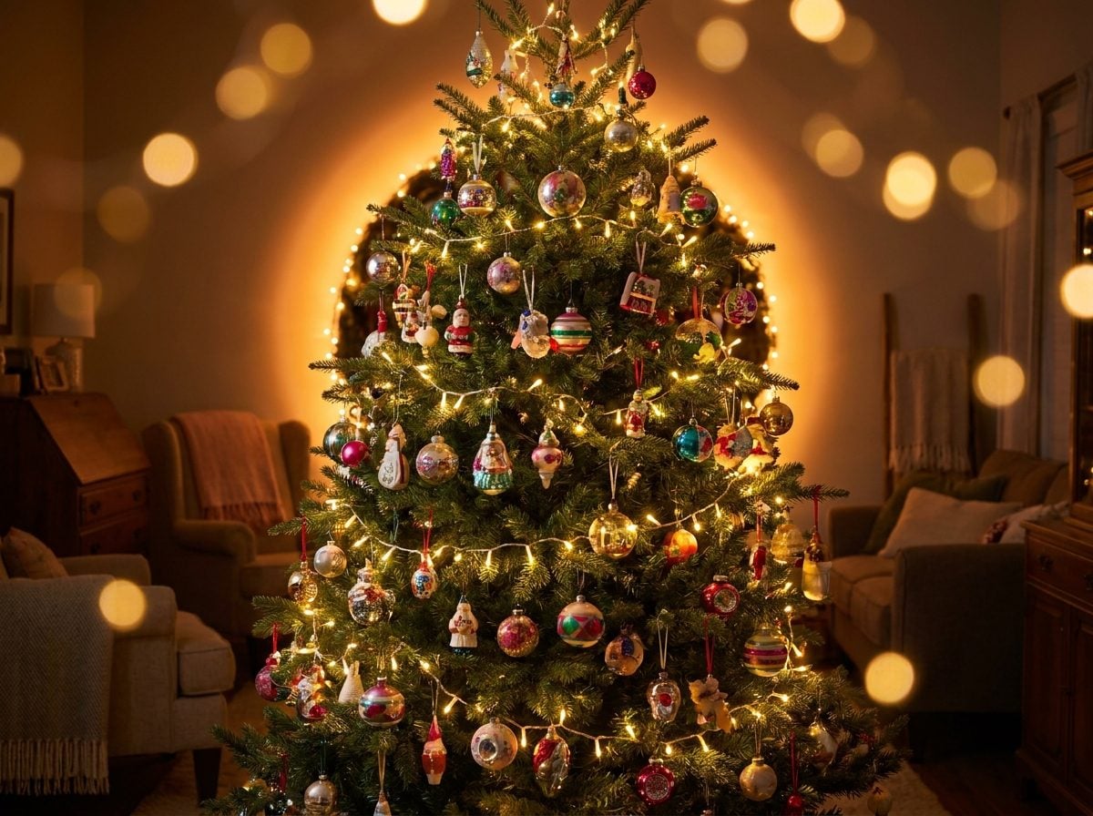 Warm White Lights Can Visually Unify Almost Any Collection of Ornaments