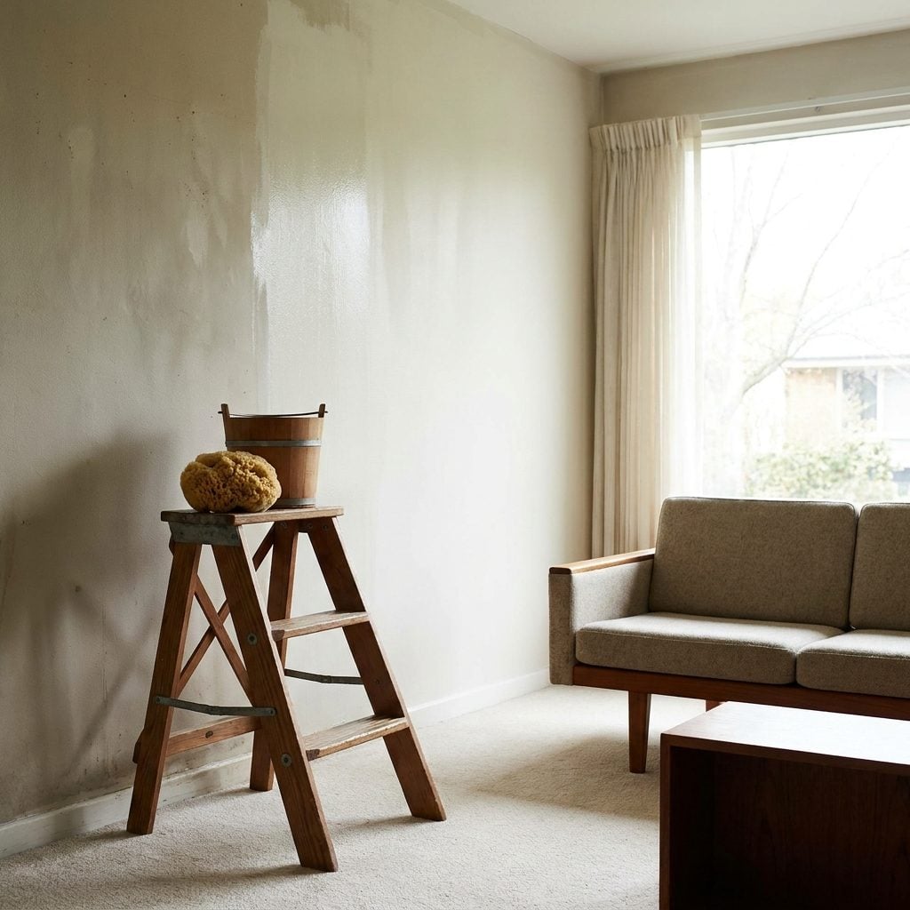 Washing Walls From Top to Bottom
