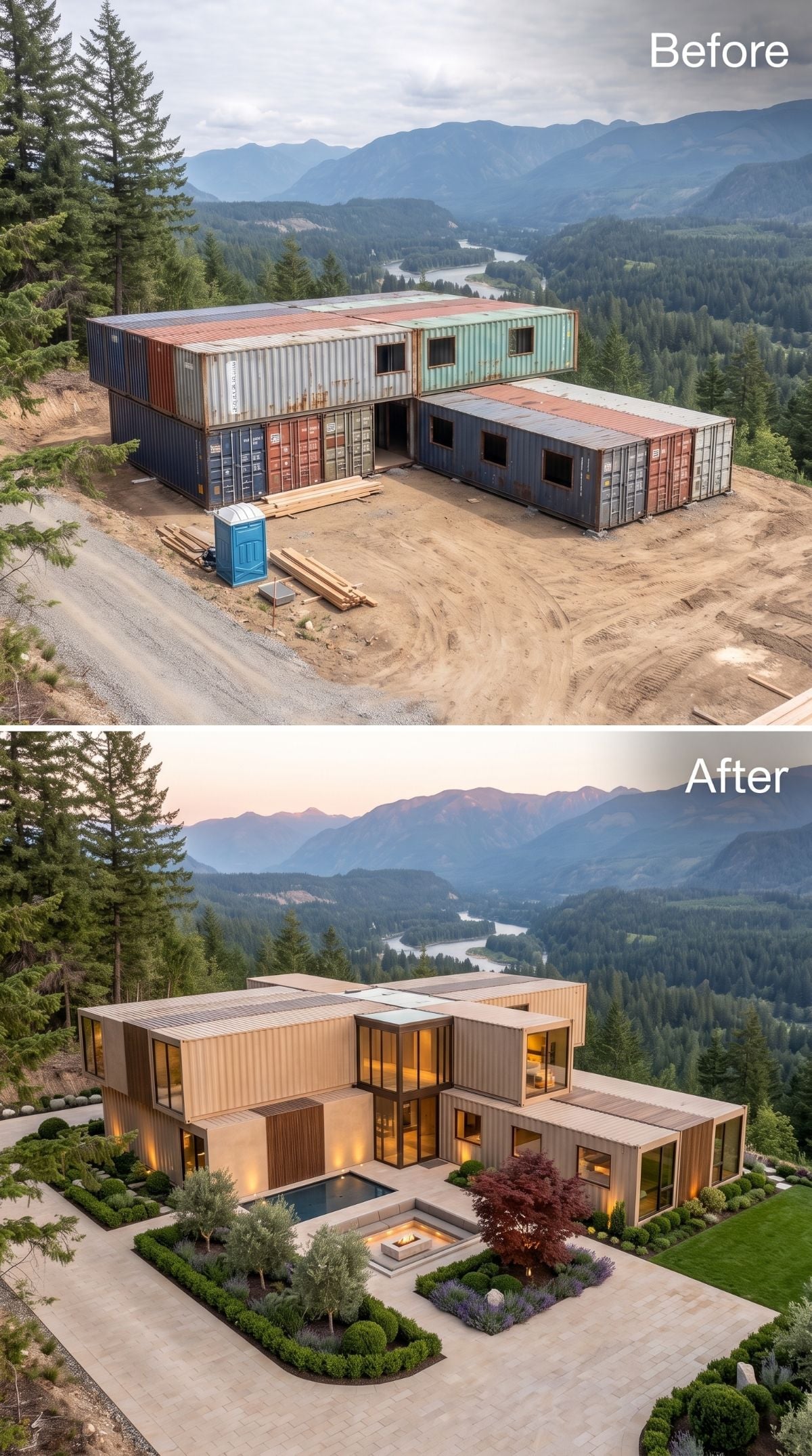 Mud Site, Stacked Containers, and a Courtyard That Nobody Saw in the Raw Steel
