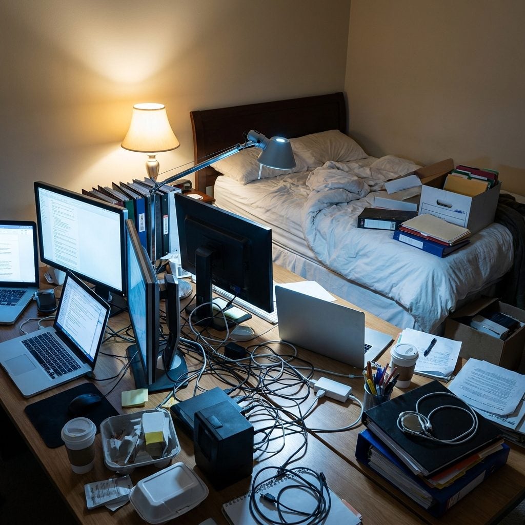 Why the Home Office That Ate the House Ate the Marriage Too