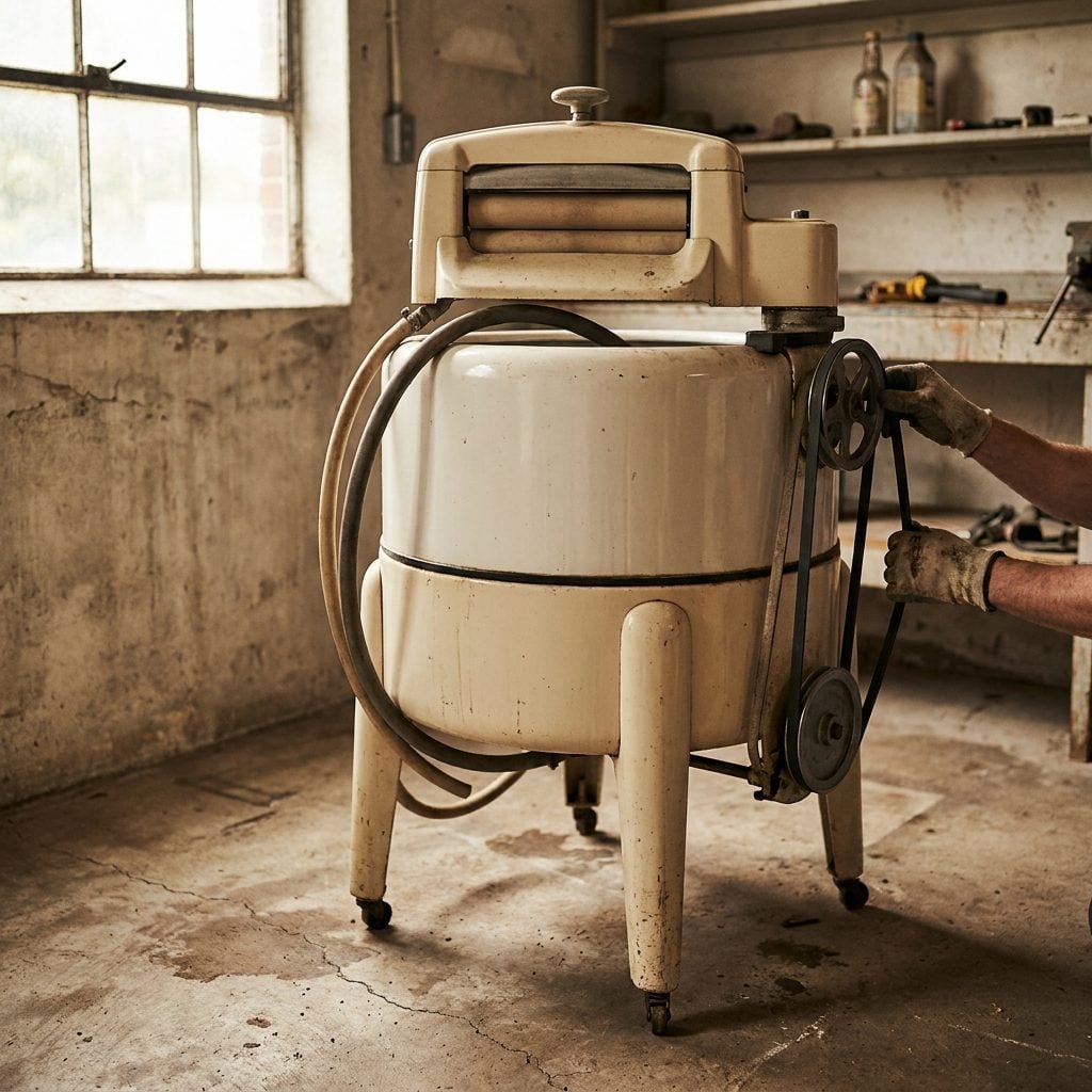 The Wringer Washer Kept Running on Belts and Hoses