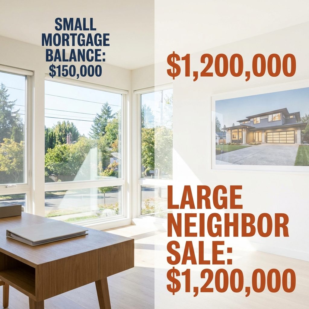 Your Mortgage Balance Is Less Than Half of What the Neighbors Just Sold For