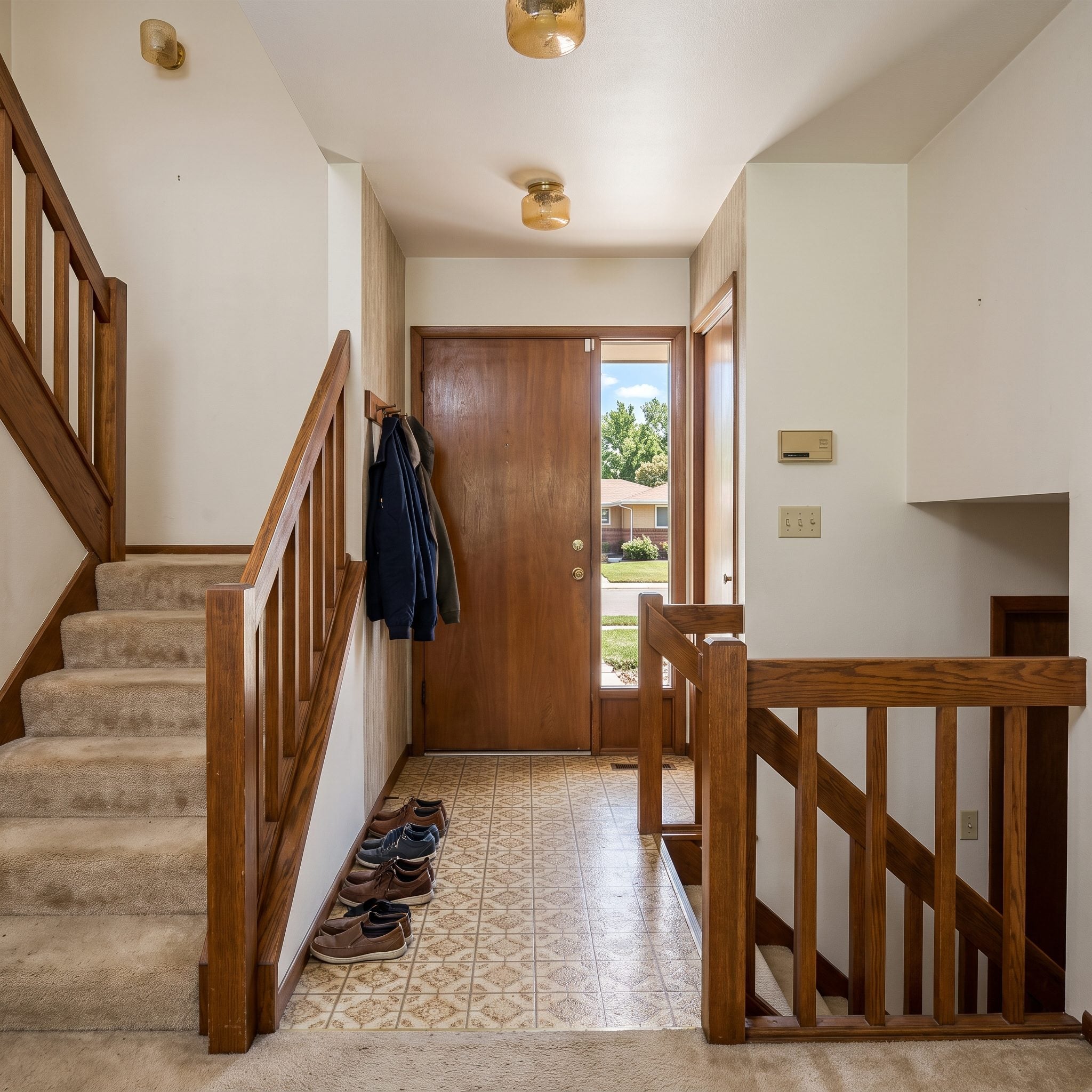This 1970s Denver Split-Level Entry Has One Job and Still Gets It Wrong — 31 Transformations — Before