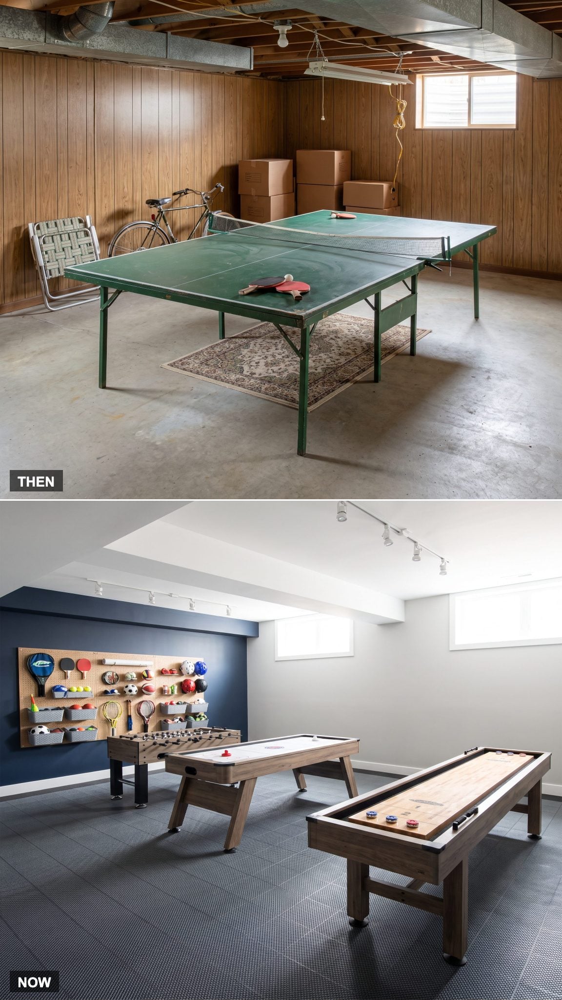 1978: The Ping-Pong Table vs. NOW: A Real Recreation Zone