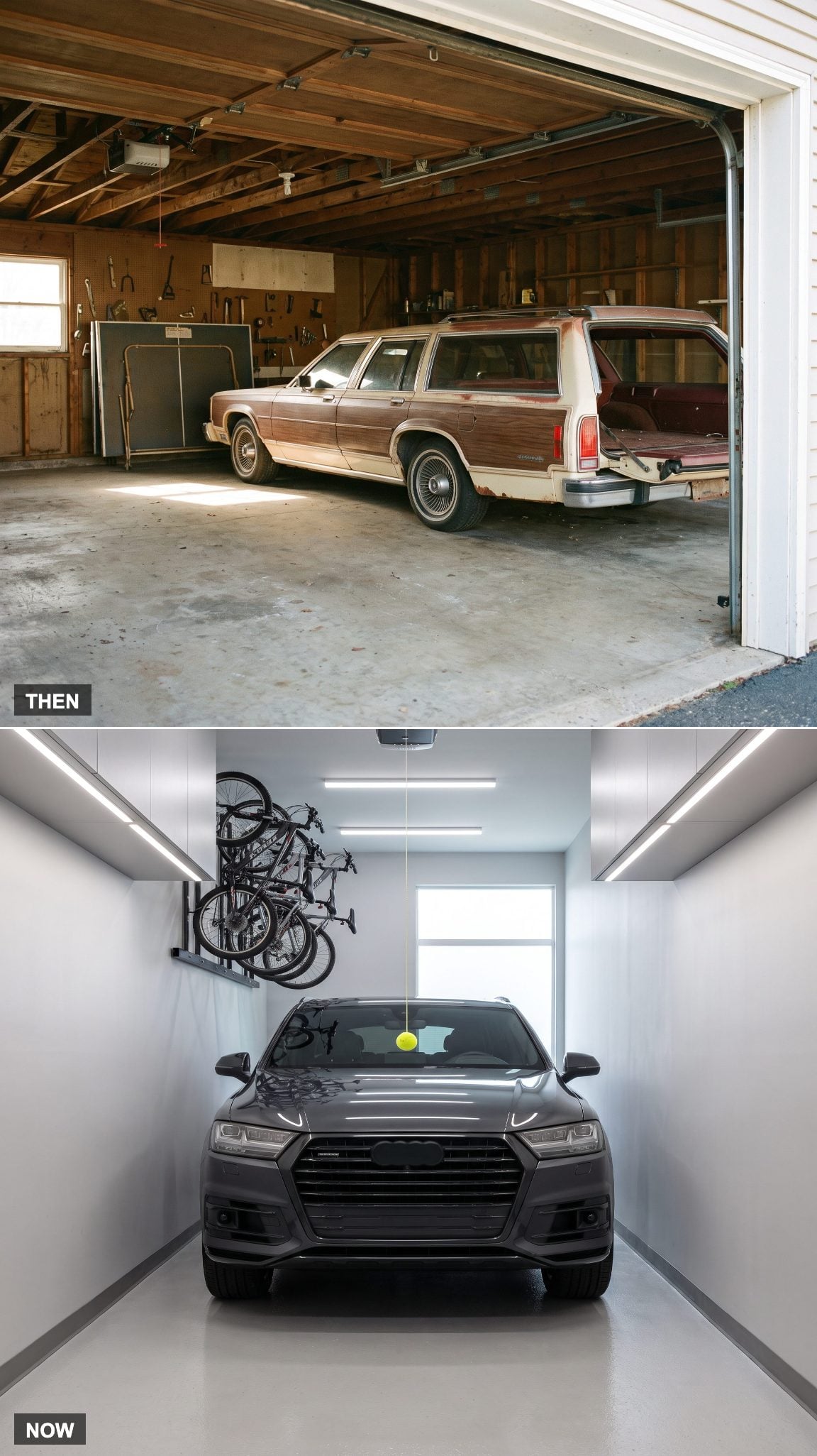 1980: Station Wagon in the Bay → NOW: The SUV That Barely Fits