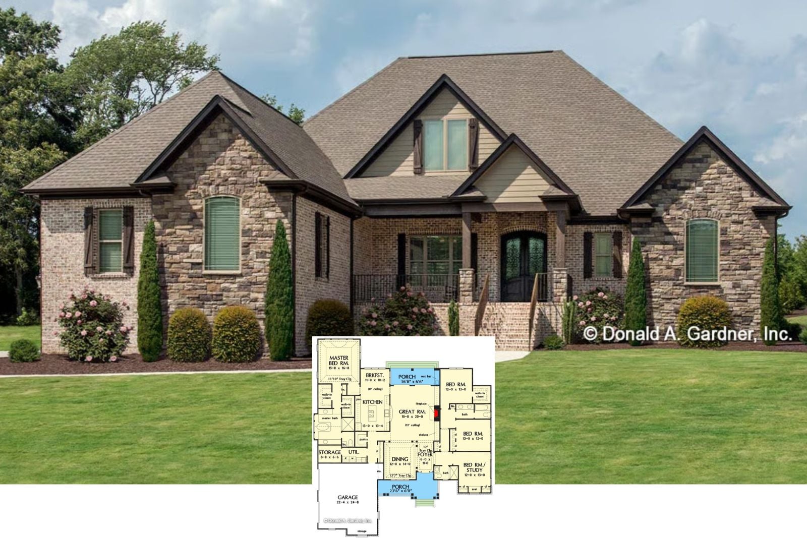 The Terracotta 4-Bedroom Craftsman House Plan with Open-Concept Great Room (2,720 Sq. Ft. Floor Plan)